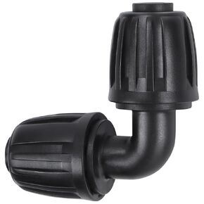 12 Pack Drip Irrigation Tee Fittings for 1/2 Inch Drip Tubing(1/2" ID x 0.65" OD), Anti-drop Barbed 1/2'' Drip Line Tee Connectors with Locked Nut for Garden Irrigation System Connection