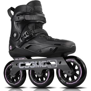 Roller Blades for Women & Men - COSMOID 3 Wheels 110mm Adult Inline Skates with Metal Frame, Secure Closure System & Removable Liner for Fitness & Outdoor Skating