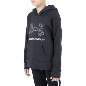 Girls' UA Rival Fleece Big Logo Print Fill Hoodie