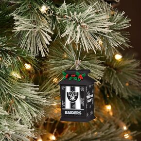 FOCO - NFL Football Team & Player Holiday Light Up Lantern Xmas Christmas Tree Hanging Ornament (Kanas City Chiefs - Patrick Mahomes)