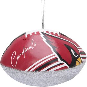 FOCO Pick Your NFL Team PU Leather Football Holiday Ornament