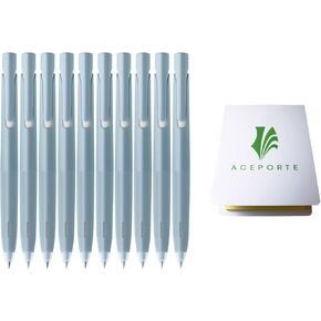 Zebra Blen Fine Point 0.5mm, Black Ink 10 Refills (RNC5-BK), Sticky Notes Value Set