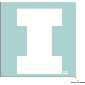 WinCraft NCAA University of Illinois Fighting Illini 6 x 6 inch White Decal
