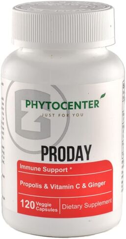 PRODAY مكمل دعم المناعة مع البروبوليس وفيتامين C والزنجبيل والقراص والخروب والبذور السوداء (Vcaps) in Saudi Arabia