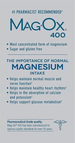 Mag-Ox 400 Magnesium, Tablets 60 Each ( Pack Of 3 ) in Kuwait