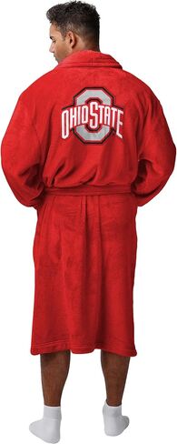 FOCO NCAA Big Logo Unisex Robe – Super Soft Plush Lounge Wear with Large Embroidered Team Logos (Front & Back) in Saudi Arabia
