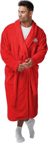 FOCO NCAA Big Logo Unisex Robe – Super Soft Plush Lounge Wear with Large Embroidered Team Logos (Front & Back) in Saudi Arabia