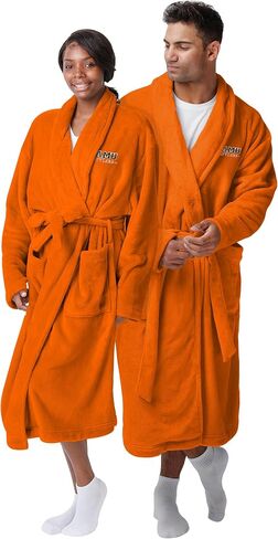 FOCO NCAA Big Logo Unisex Robe – Super Soft Plush Lounge Wear with Large Embroidered Team Logos (Front & Back) in Saudi Arabia
