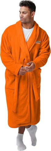FOCO NCAA Big Logo Unisex Robe – Super Soft Plush Lounge Wear with Large Embroidered Team Logos (Front & Back) in Saudi Arabia