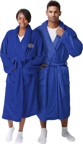 FOCO NCAA Big Logo Unisex Robe – Super Soft Plush Lounge Wear with Large Embroidered Team Logos (Front & Back) in Saudi Arabia