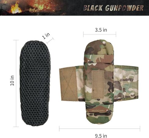 Tactical Shoulder Pads 3D Breathable Honeycomb Cooling Pads 1 Pair in Kuwait