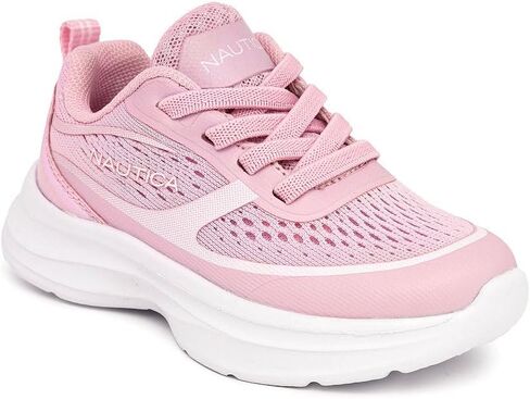 أحذية رياضية برباط من Nautica Kids للأولاد والبنات - أحذية مشي بنعل جيلي، أحذية جري رياضية مع تقنية كعب مبطن مكتنز (للأطفال الصغار/الأطفال الكبار) in Saudi Arabia