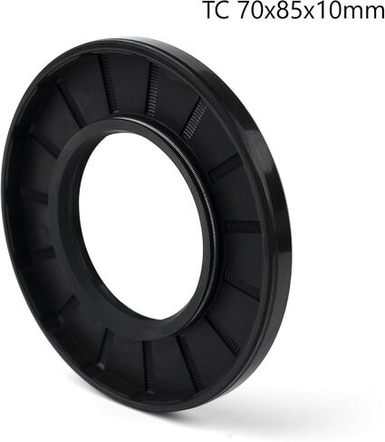 XiKe Oil Shaft Seal, Lip Seals, TC 65x85x8mm Nitrile Rubber Cover Double Lip with Spring, Oil Seals for Bearing Shafts,Rotating Shafts,etc., Black Pack of 1 in Saudi Arabia