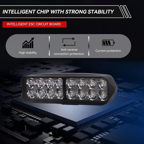 Motorcycle LED Light, Universal High Brightness 12V-80V Electric Tricycle LED Light Headlights Conversion Light for Motorcycle, Electric Bike, Tricycle in Saudi Arabia