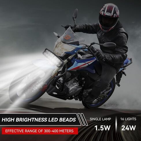 Motorcycle LED Light, Universal High Brightness 12V-80V Electric Tricycle LED Light Headlights Conversion Light for Motorcycle, Electric Bike, Tricycle in Saudi Arabia
