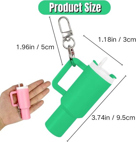Mini Tumbler Keychain, Mini Cup Keychain for School Bag Key Ring or Lip Balm, Cute Tumbler Keychain in Saudi Arabia