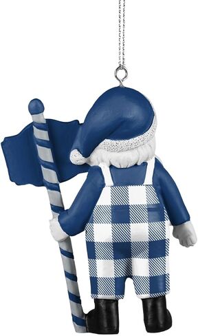 FOCO Indianapolis Colts Santa Wearing Overalls Holiday Ornament in Saudi Arabia