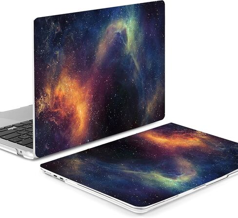Compatible with MacBook Air 15 inch Case 2023 2024 Release M3 A3114 A2941 M2 Chip Durable Plastic Shell Case with Keyboard Cover & Mac OS Keyboard Sticker (Van Gogh Starry Sky) in Saudi Arabia