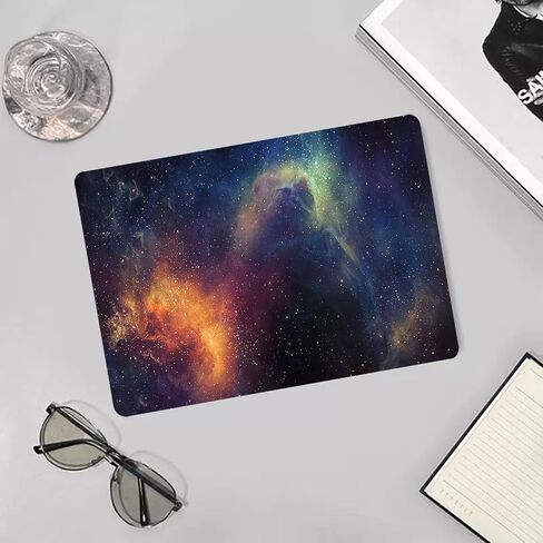 Compatible with MacBook Air 15 inch Case 2023 2024 Release M3 A3114 A2941 M2 Chip Durable Plastic Shell Case with Keyboard Cover & Mac OS Keyboard Sticker (Van Gogh Starry Sky) in Saudi Arabia
