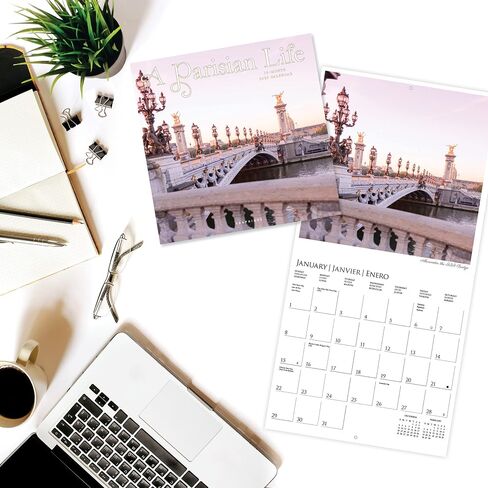 جرافيك 2025 عجائب تقويم الحائط العالمي | 12 × 12 بوصة | ورق سميك | منظم المنزل والمكتب | شبكة شهرية كبيرة | 3 لغات والإجازات المحددة | صفحة معاينة لمدة 4 أشهر لعام 2026 in Saudi Arabia