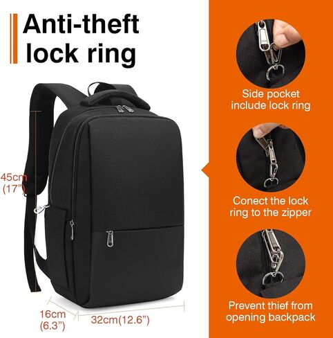 Laptop Backpacks, Anti Theft Backpack, Business Work Backpack for Men Women, Waterproof Backpack fits 15.6Inch Laptop Notebook in Kuwait