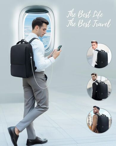 Laptop Backpacks, Anti Theft Backpack, Business Work Backpack for Men Women, Waterproof Backpack fits 15.6Inch Laptop Notebook in Kuwait