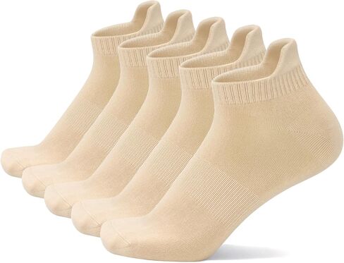 SERISIMPLE Thin Viscose Bamboo No Show Sock Men Low Cut Socks Odor Resistant Breathable Sock 5 Pairs in Saudi Arabia
