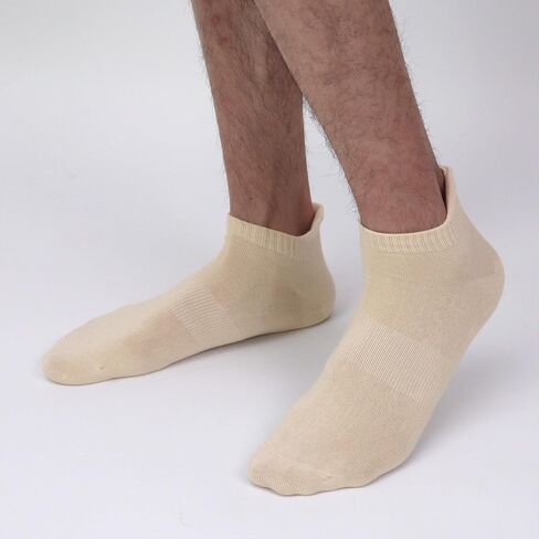 SERISIMPLE Thin Viscose Bamboo No Show Sock Men Low Cut Socks Odor Resistant Breathable Sock 5 Pairs in Saudi Arabia