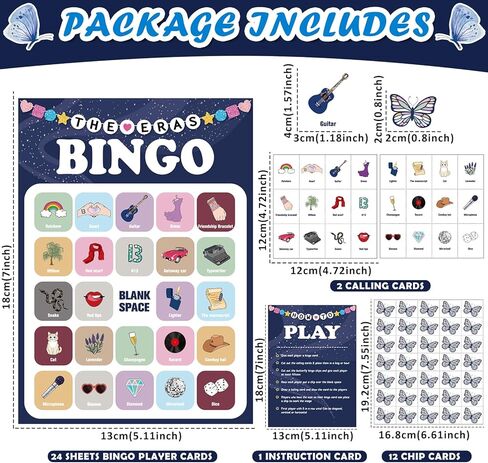 Music Party Bingo Games Singer Birthday Party Games Music Lovers Birthday Party Favors Guitar Party Bingo Cards 24 Players for Adults Music Fans Bachelorette Family Gathering Party Favors in Kuwait
