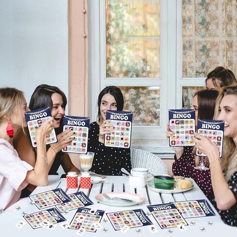 Music Party Bingo Games Singer Birthday Party Games Music Lovers Birthday Party Favors Guitar Party Bingo Cards 24 Players for Adults Music Fans Bachelorette Family Gathering Party Favors in Kuwait