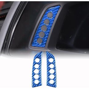 CHEAYAR Carbon Fiber Dashboard Trim Sticker Compatible with Chevrolet Corvette C8 Stingray 2020-2023, Instrument Panel Trim Sticker, C8 Accessories (Carbon Fiber Pattern-red)