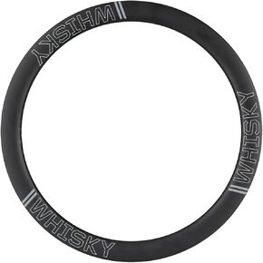 WHISKY - No.9 50d Carbon Fiber Tubeless Road Bike Rim - 700c, 24 Hole