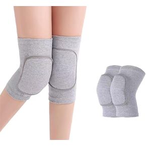 MINILUJIA Soft Breathable Knee Pads for Kid Elastic Nonslip Sponge Sleeves Flexible Children Knee Support Protector Sleeves Cover One Pair