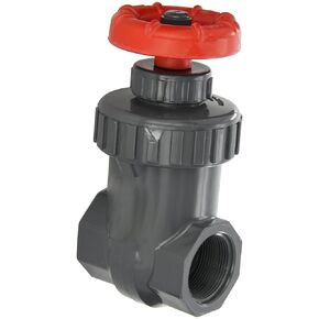 Spears PVC Gate Valve, Non-Rising Stem, Buna-N O-Ring, 1" NPT Female