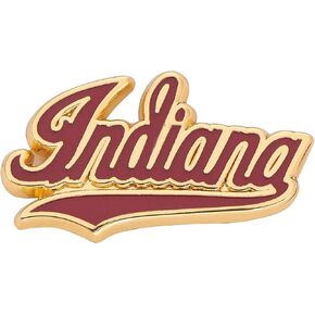Desert Cactus Indiana University Lapel Pins Hoosiers Bloomington Logo Enamel Made of Metal (Pin B)