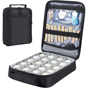 حامل حقيبة حمل كرة الجولف، مقسم متحرك يناسب الكرات، حقيبة تخزين كرة الجولف لقمصان الجولف، أدوات الحفر، أقلام التحديد، منظم حقيبة كرة الجولف المحمول، ملحقات حقيبة الجولف للرجال، هدايا الجولف (حقيبة فقط) in Kuwait