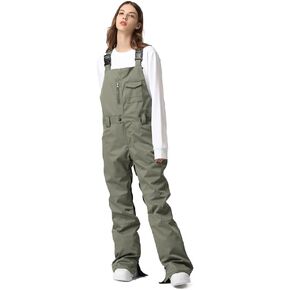 SEARIPE Womens Ski Pants Waterproof Ski Bibs Women Insulated Snow Bibs Adjustable Overalls Ripstop Snowboard Pant