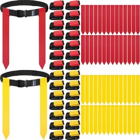 Flag Football Belts, Flag Football Set for Adults Kids and Youth, Flag Football Flags for 28 Players Training and Competition Equipment