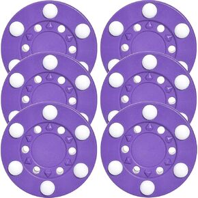 Field Hockey Street Hockey Roller Hockey Multi-Purpose Hockey for Indoor and Outdoor Sports Training Activities，Hockey Pucks 6/12pcs