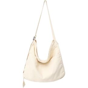 Women's Canvas Crossbody Bag Large Capacity Messenger Bag Casual Shoulder Bag Travel Bag Shopping Bag