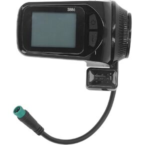LCD Display Meter, Low Failure Rate Electric Odometer Waterproof Electronic Panel Speedometer for E Scooter Replacement