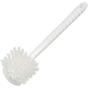 SPARTA 4050000 Nylon Utility Scrub Brush, Cleaning Brush, Utility Brush With Hanging Hole For Kitchen, Restaurant, Home , 20 Inches, White, (Pack of 12)