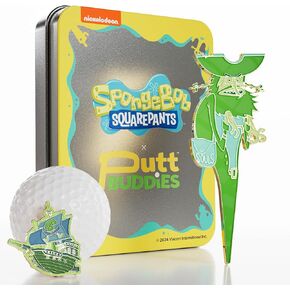 Collectable Divot Tool w/Attachable Ball Marker Gift Set | Spongebob Golf Collection (Flying Dutchman)