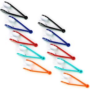 أداة تنظيف عدسات النظارات - فرشاة تنظيف النظارات الشمسية الصغيرة المصنوعة من الألياف الدقيقة ومشبك تنظيف فرشاة ناعمة 5 ألوان (5 عبوات) in Kuwait