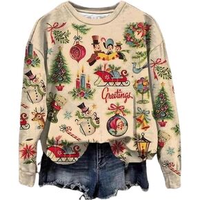Christmas Movies Watching Shirt Sweatshirt Xmas Women Off Shoulder Sweatshirt Sexy Long Sleeve Pullover Tops