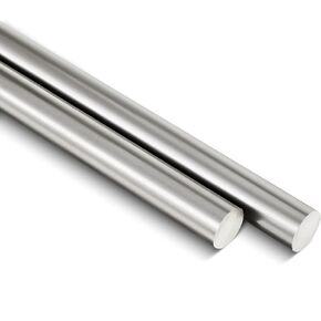 Zonon 2 Pieces 0.79 Dia. x 12" Steel Cold Rolled Round Bar Cold Rolled Mild Steel Bar for Crafts DIY Handle Material Gasket Mechanical Parts Metal Smooth Cutting