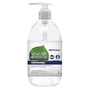 Seventh Generation 44729 Free & Clean Professional Hand Soap, Unscented, 12 oz.