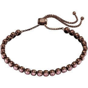 Alex and Ani AA732122ABSR,Tennis Bolo Bracelet, Crystal,Shiny Rose Gold,Rose Gold, Bracelets