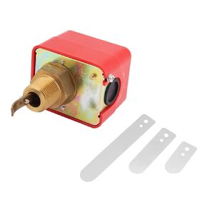 Water Flow Switch, Magnetic Wate Flow Sensor Switch SPDT Thread Paddle Type R3/4 Liquid Water Oil Flow Sensor Switch Cooling System Paddle Water Flow Control Switch Automatic Electronic Switch