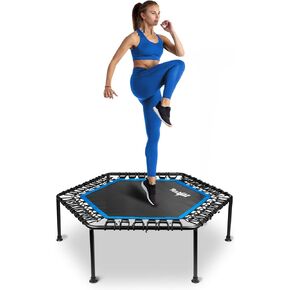 Yes4All Rebounder Trampoline for Adults, 48-Inch, 350 LBS Stable & Silent Exercise Trampoline for Rebounding, Jumping Cardio